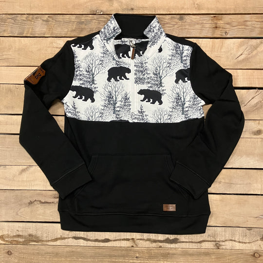 Printed Quarter Zip Pullover