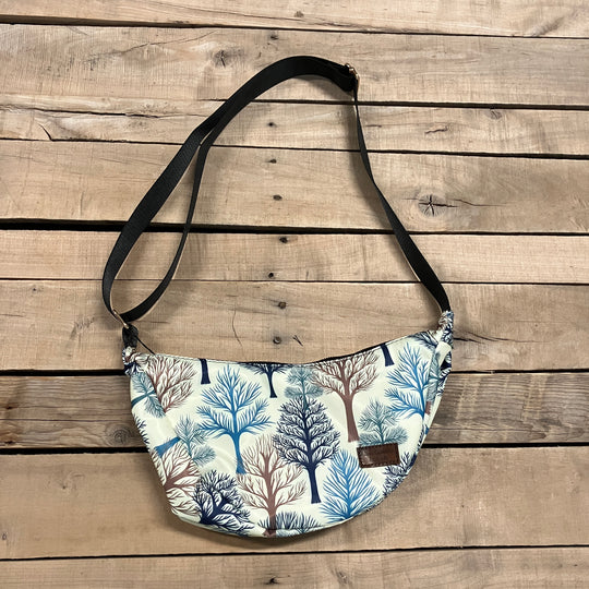 Printed Crescent Bag