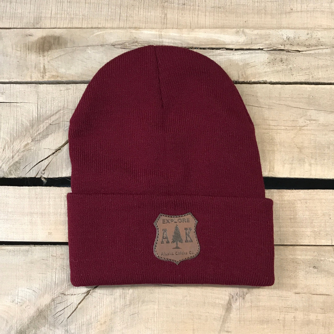 Explore AK Shield Patch Beanie