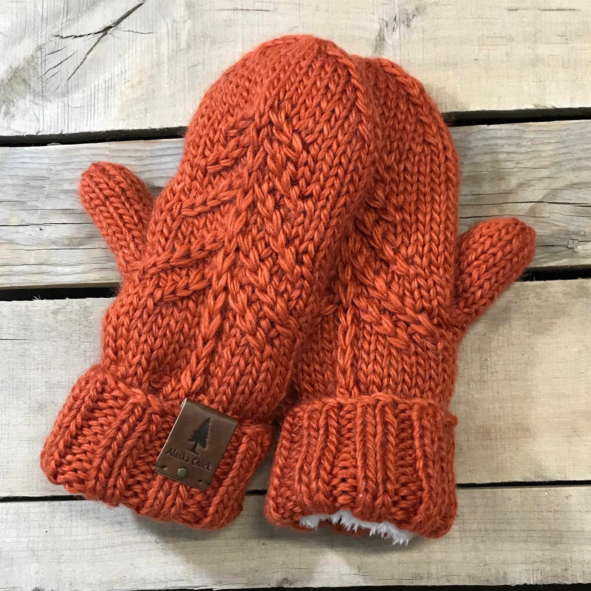 Single Tree Fleece-Lined Mittens – Alaska Chicks Co