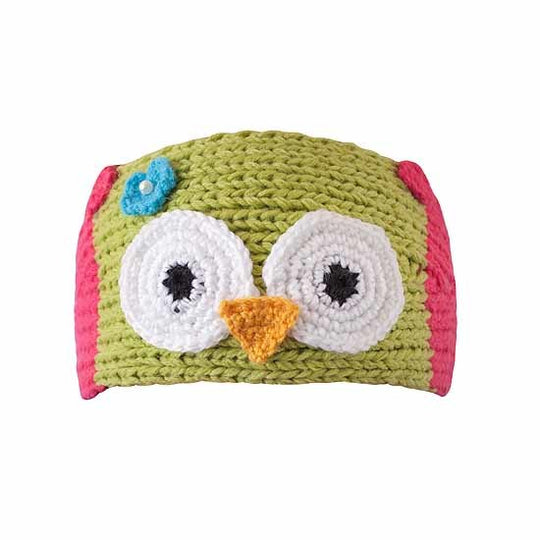 Kids OR Adult Owl Headwrap (fleece lined) 