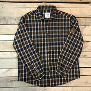 Plaid Button-Up Flannel Shirt -  2XL only