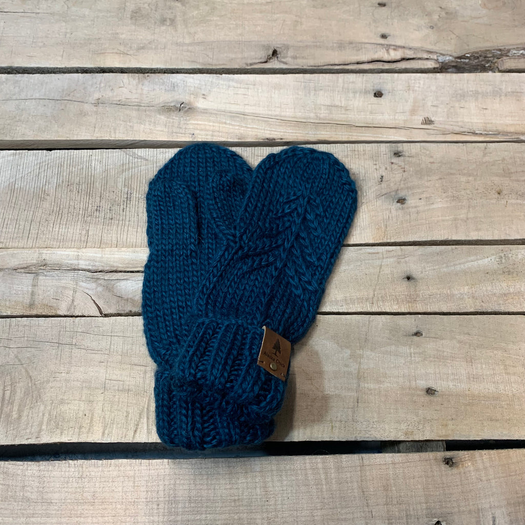 Fold Over Fleece Lined Mittens – Sage Moon
