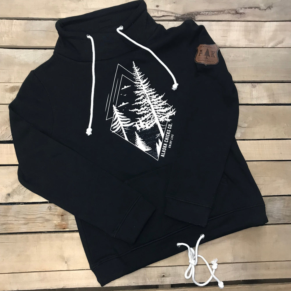 Diamond Scenery Double Drawstring