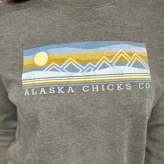 Mountain Sunrise Crewneck