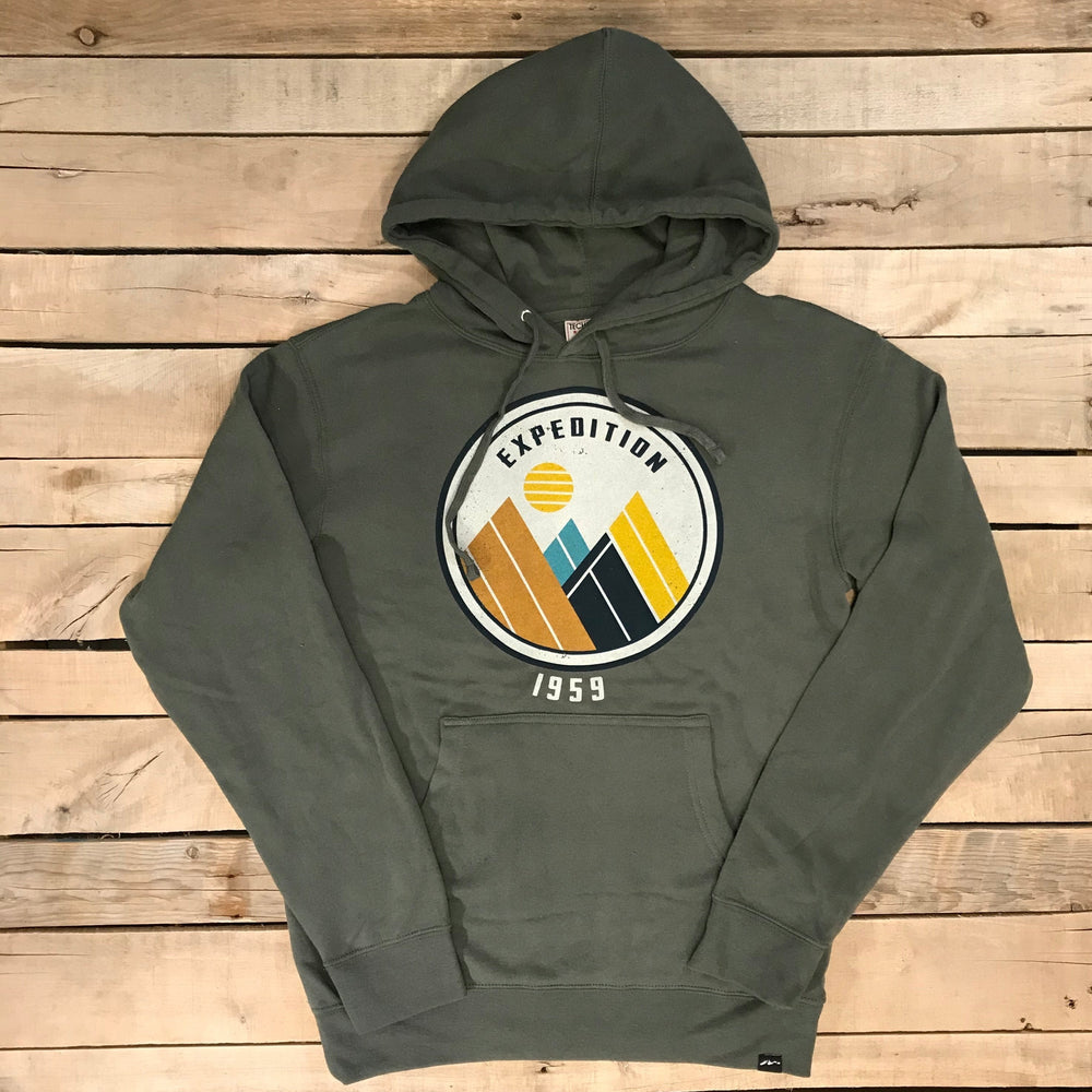 Men's Geometric Mountain Hoodie