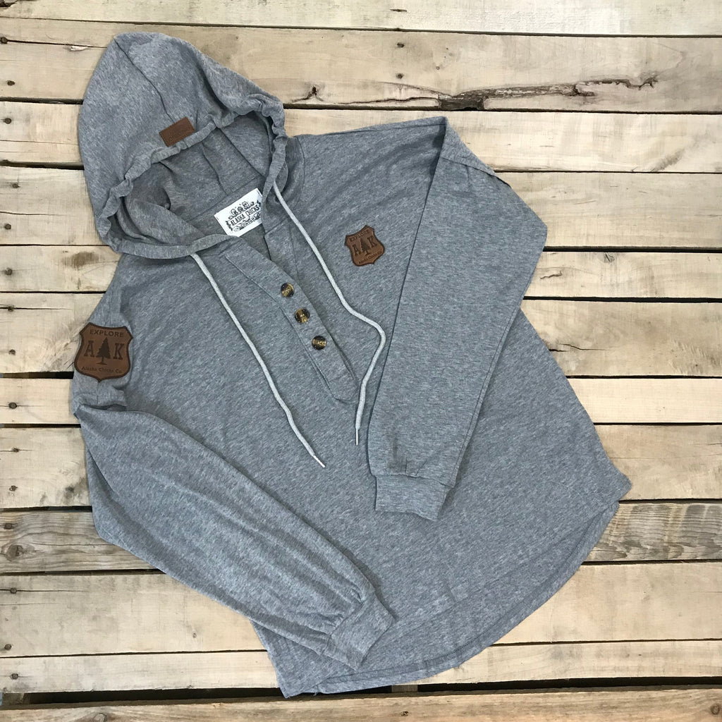 Aztec Sleeve Hoodie – Alaska Chicks Co