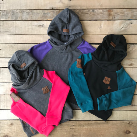 Girl's Two-Toned Hoodie
