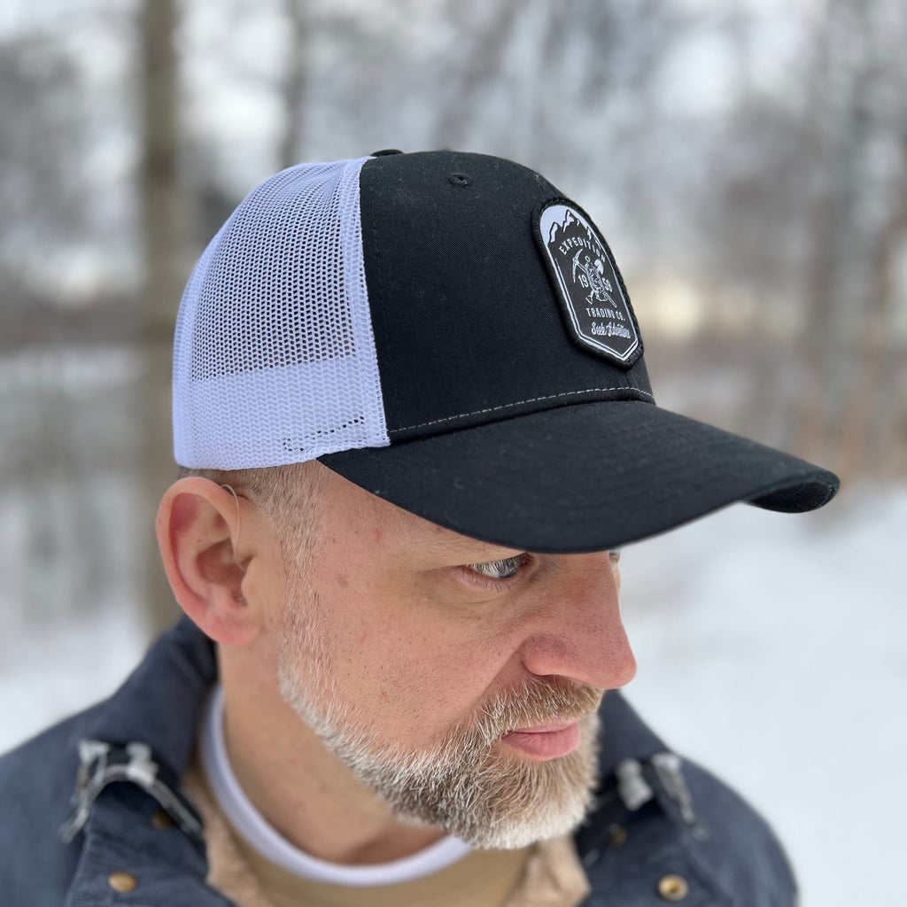 Men's Black Logo Trucker Hats – Alaska Chicks Co