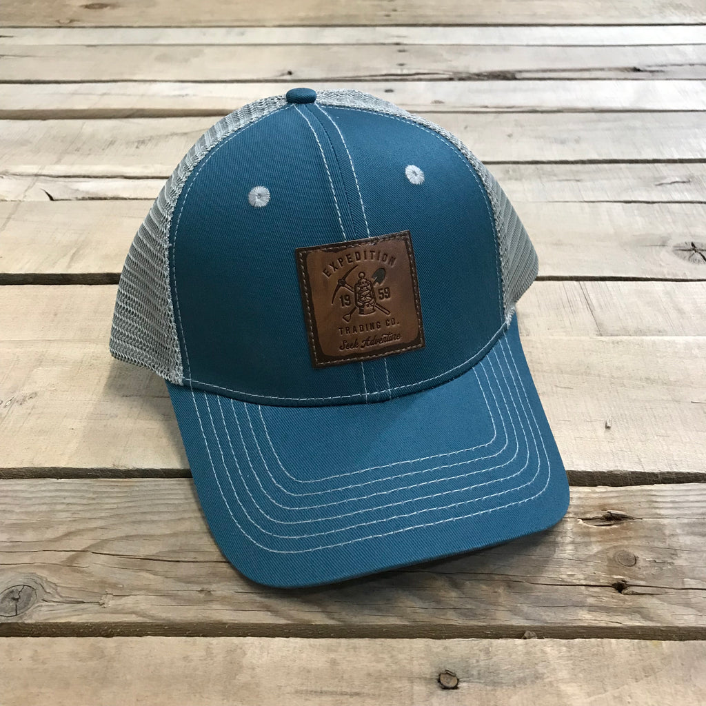Expedition Leather Patch Trucker Hats – Alaska Chicks Co