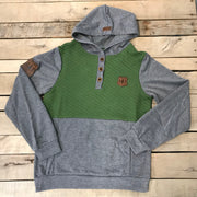Split Quilted Hoodie- 2XL only