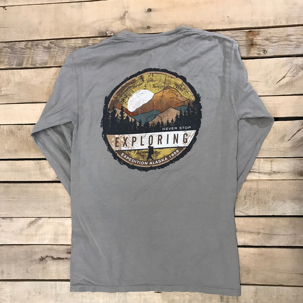 Expedition Never Stop Exploring Long Sleeve T-Shirt