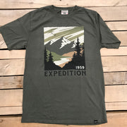 Expedition Mountain River Scene T-Shirt