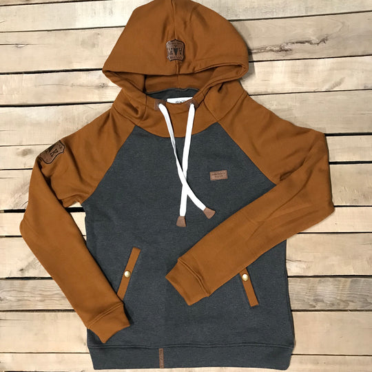 Sporty Two-Toned Hoodie