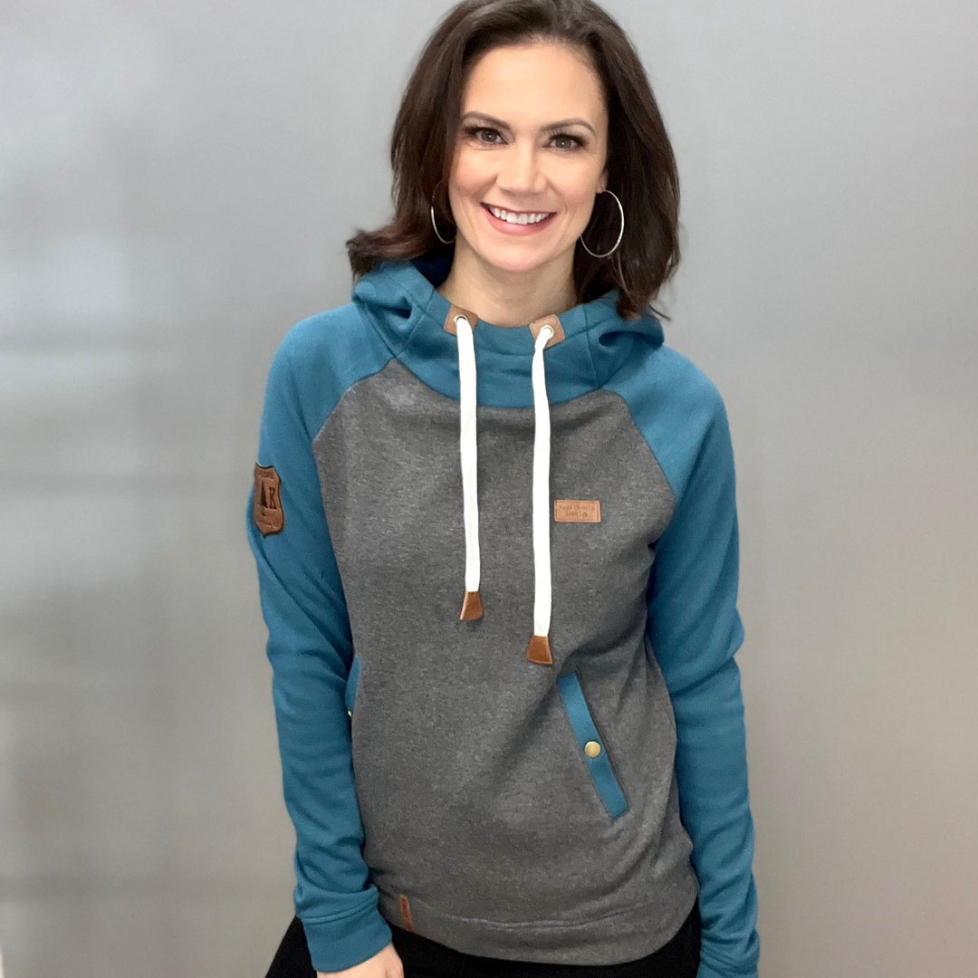 Sporty Two-Toned Hoodie