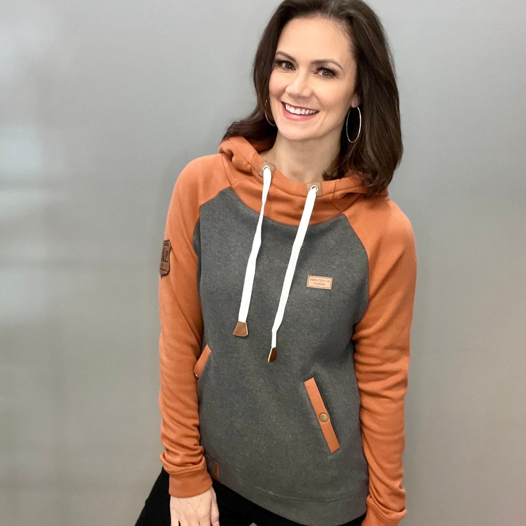 Sporty Two-Toned Hoodie