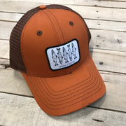 Salmon Sketch Trucker Hat - White Patch