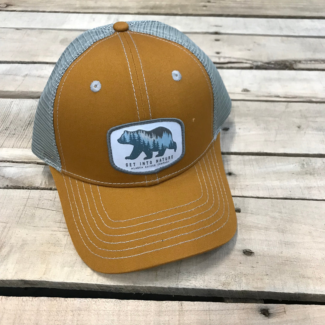 Get Into Nature Trucker Hat - Bear