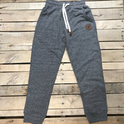 Leather Shield Patch Sweatpants