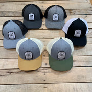 Mens White Logo Trucker Hats