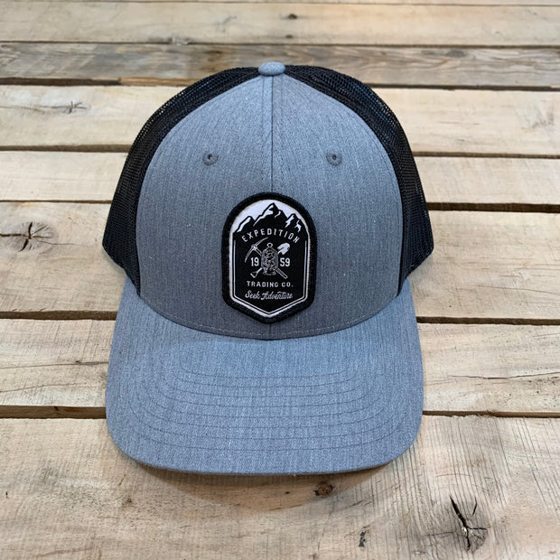 One Ten Machining Richardson Trucker Hat - Grey/Blue